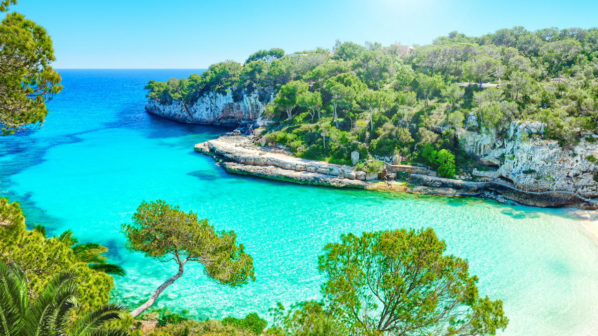 piękna plaża w egzotycznym kraju